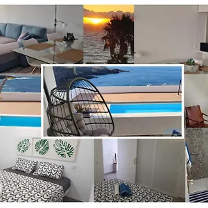  Apartment En Primera Linea De Mar Y Piscina - Azur - El Ancla - - Costa Adeje
